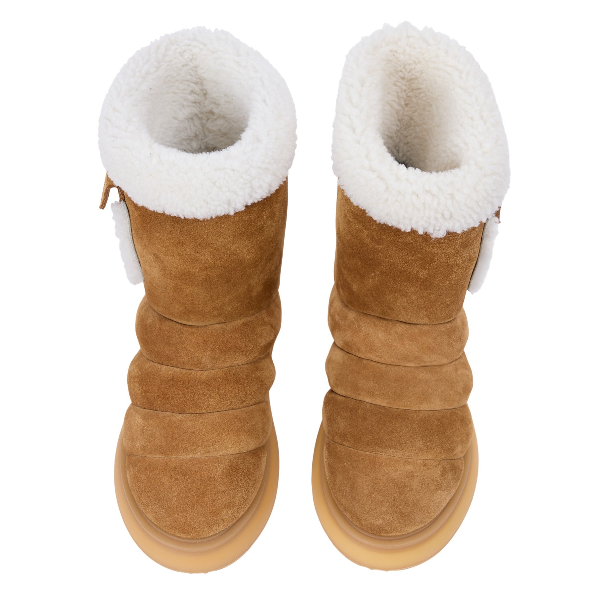 Moncler Shearling Boot Size 7