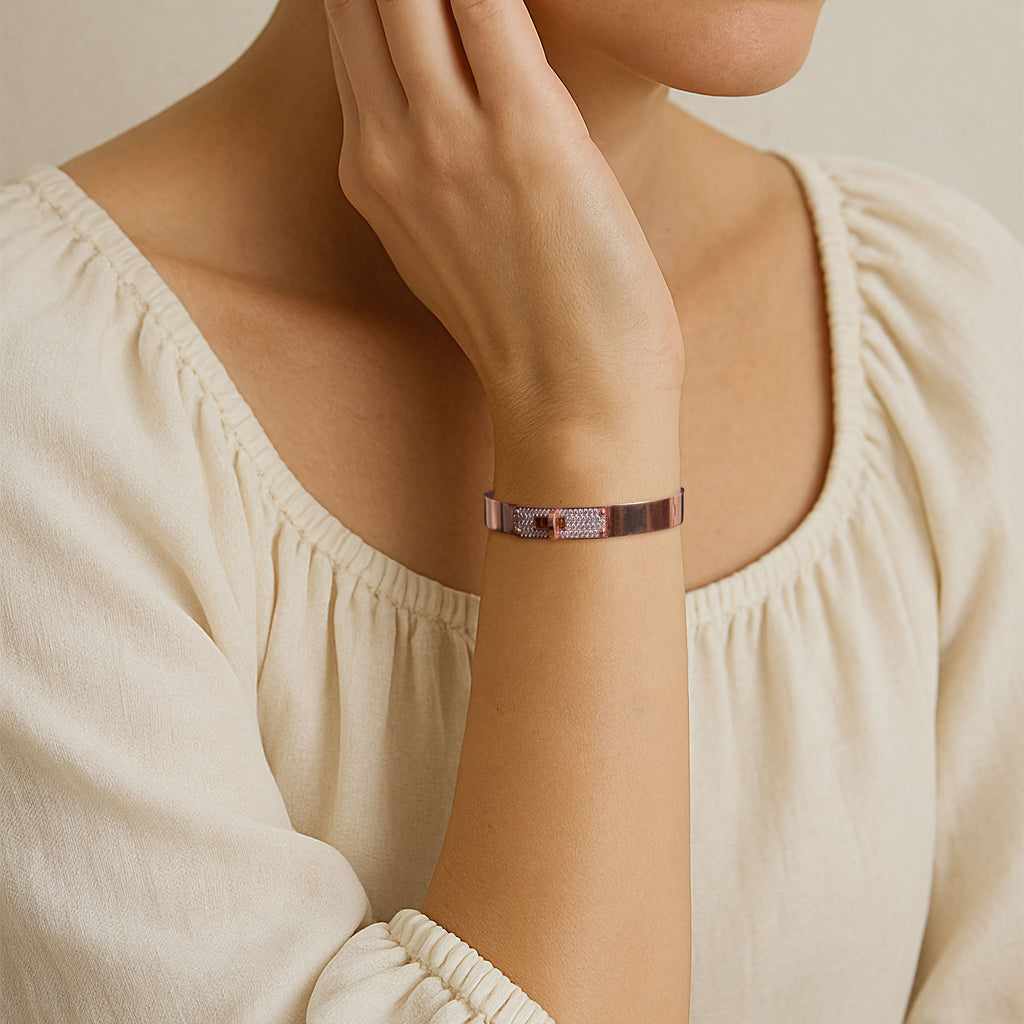 Hermes Kelly Lock Bracelet