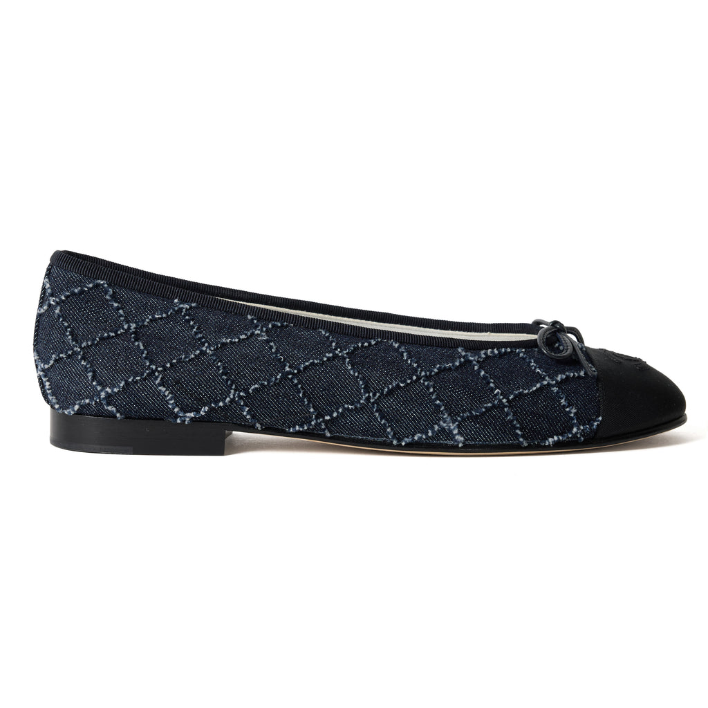 Chanel Denim Flat Size 9