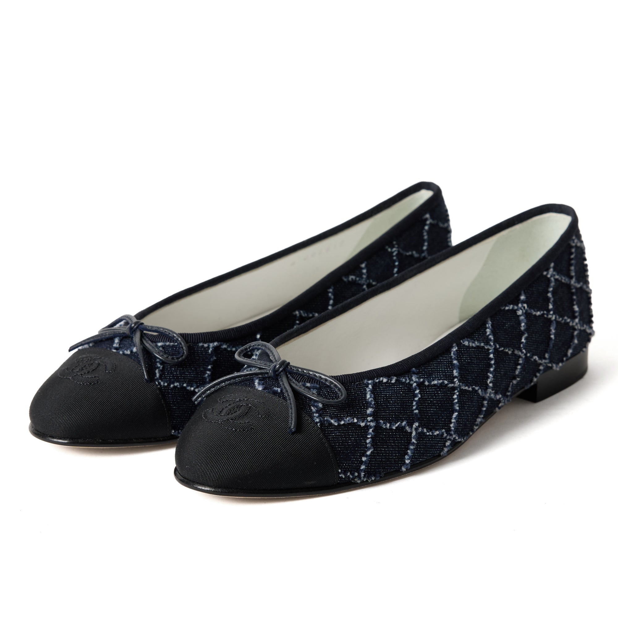 Chanel Denim Flat Size 9