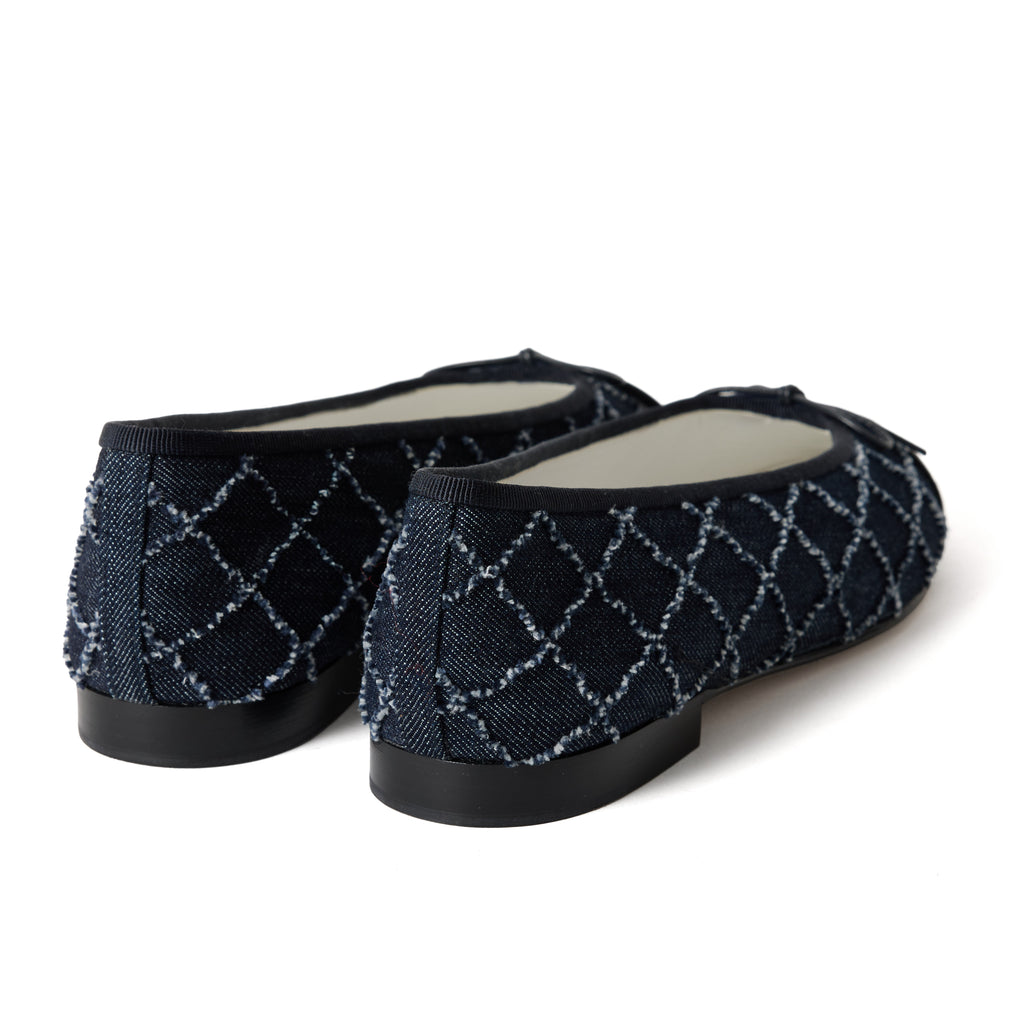 Chanel Denim Flat Size 9