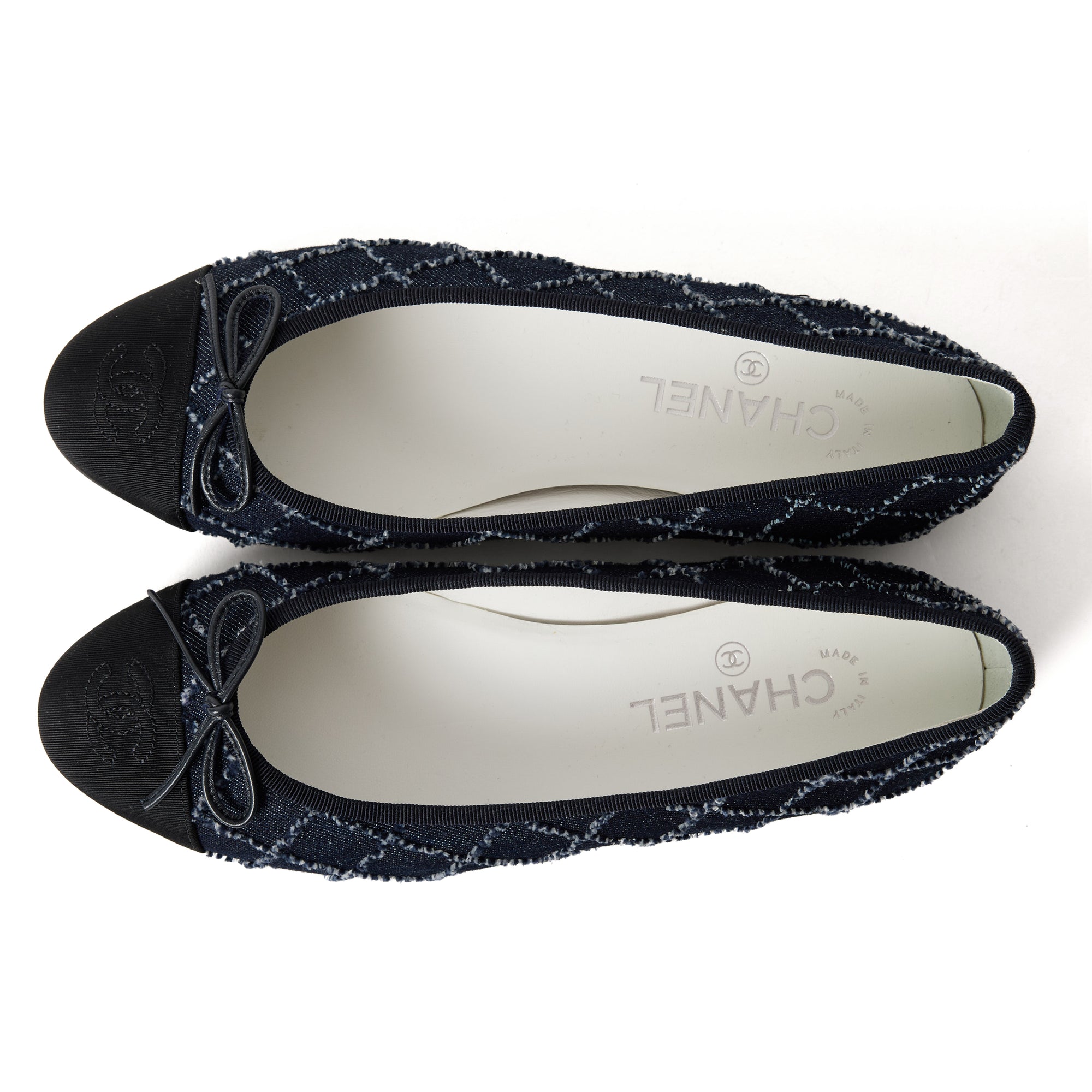Chanel Denim Flat Size 9