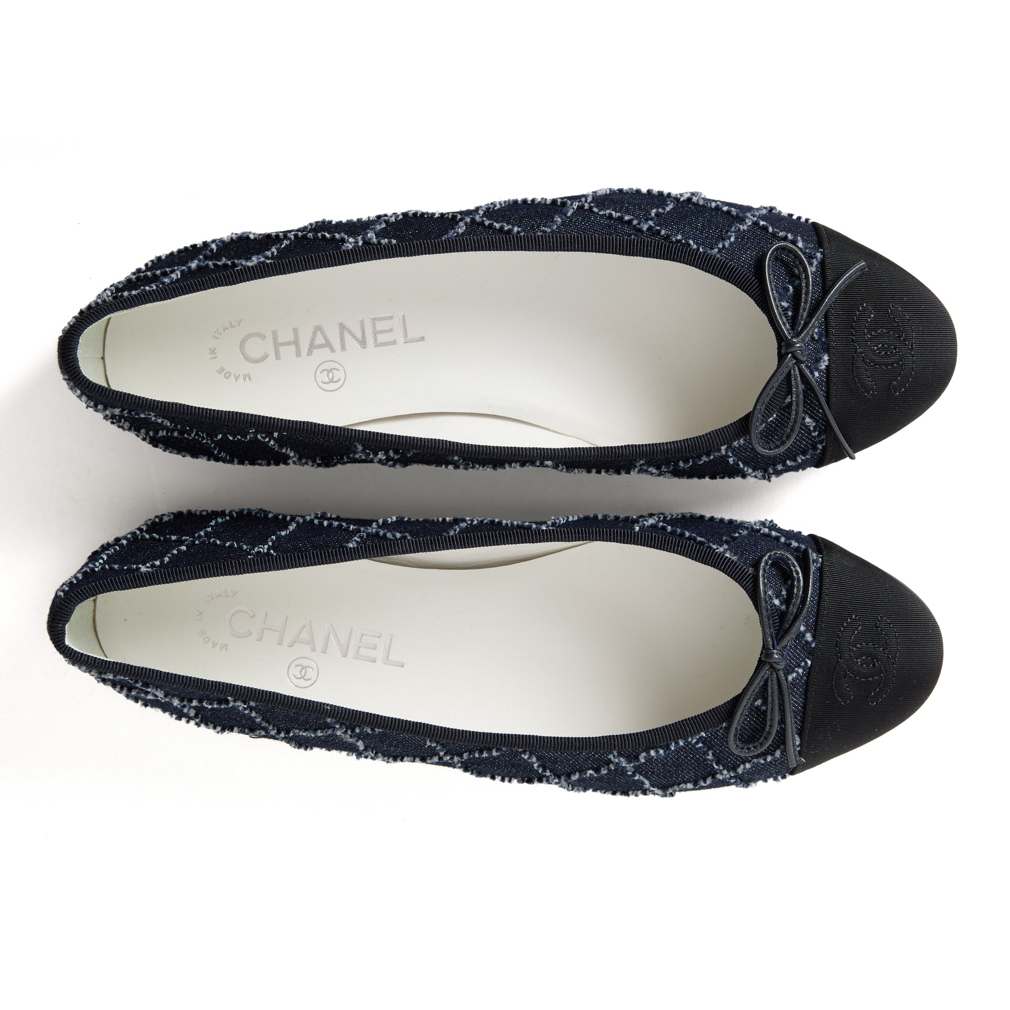 Chanel Denim Flat Size 9