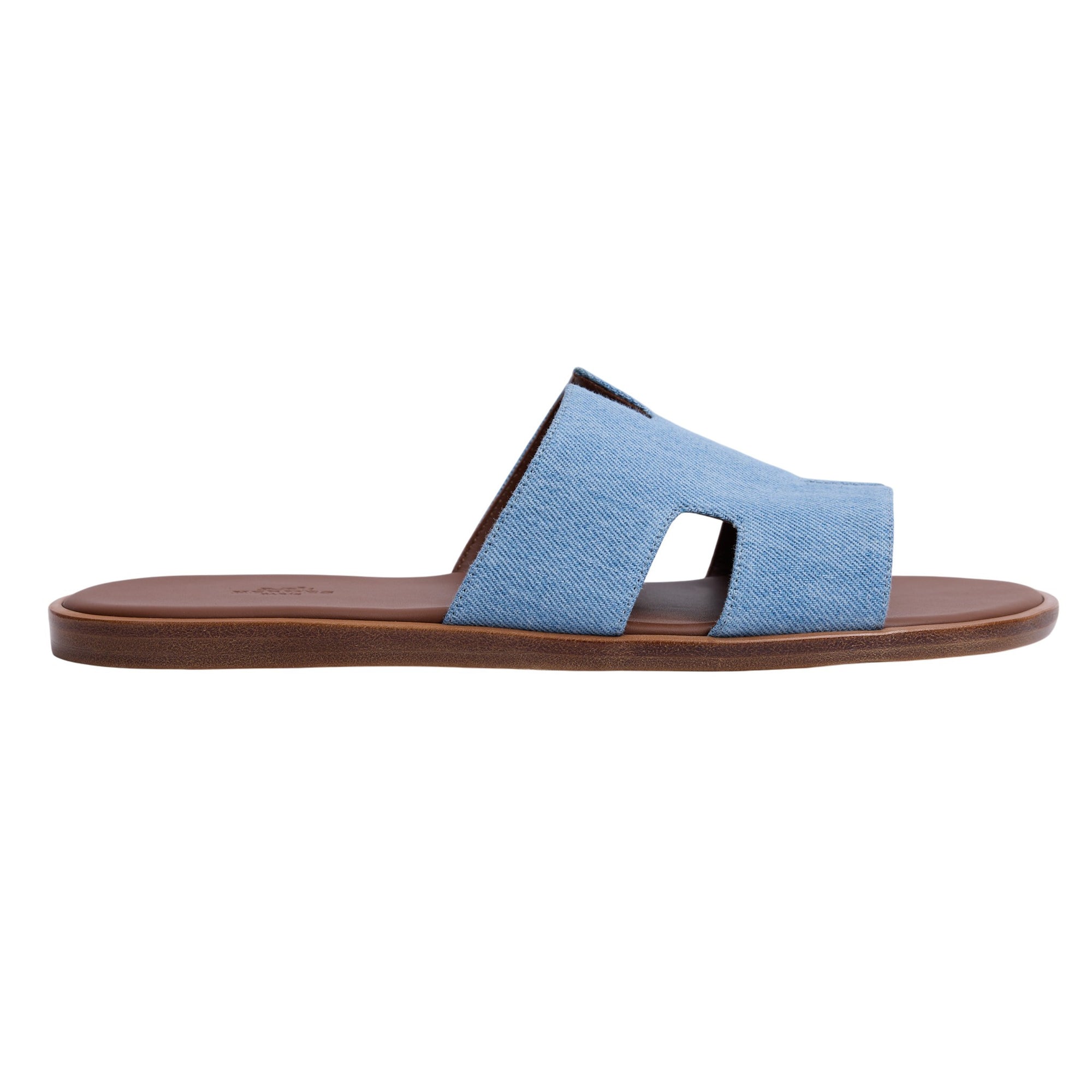 Mens Hermes Denim H Sandal Size 10.5