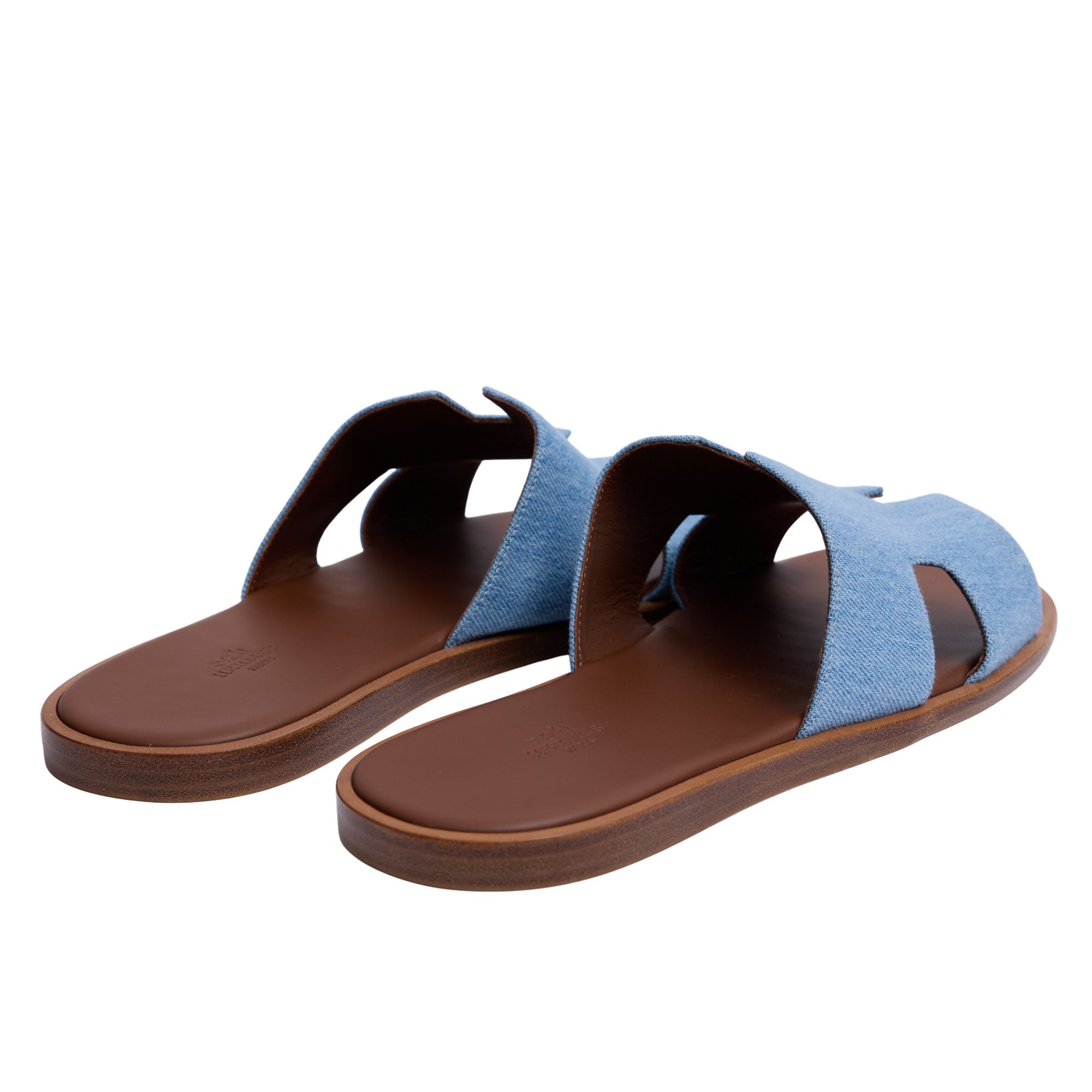 Mens Hermes Denim H Sandal Size 10.5