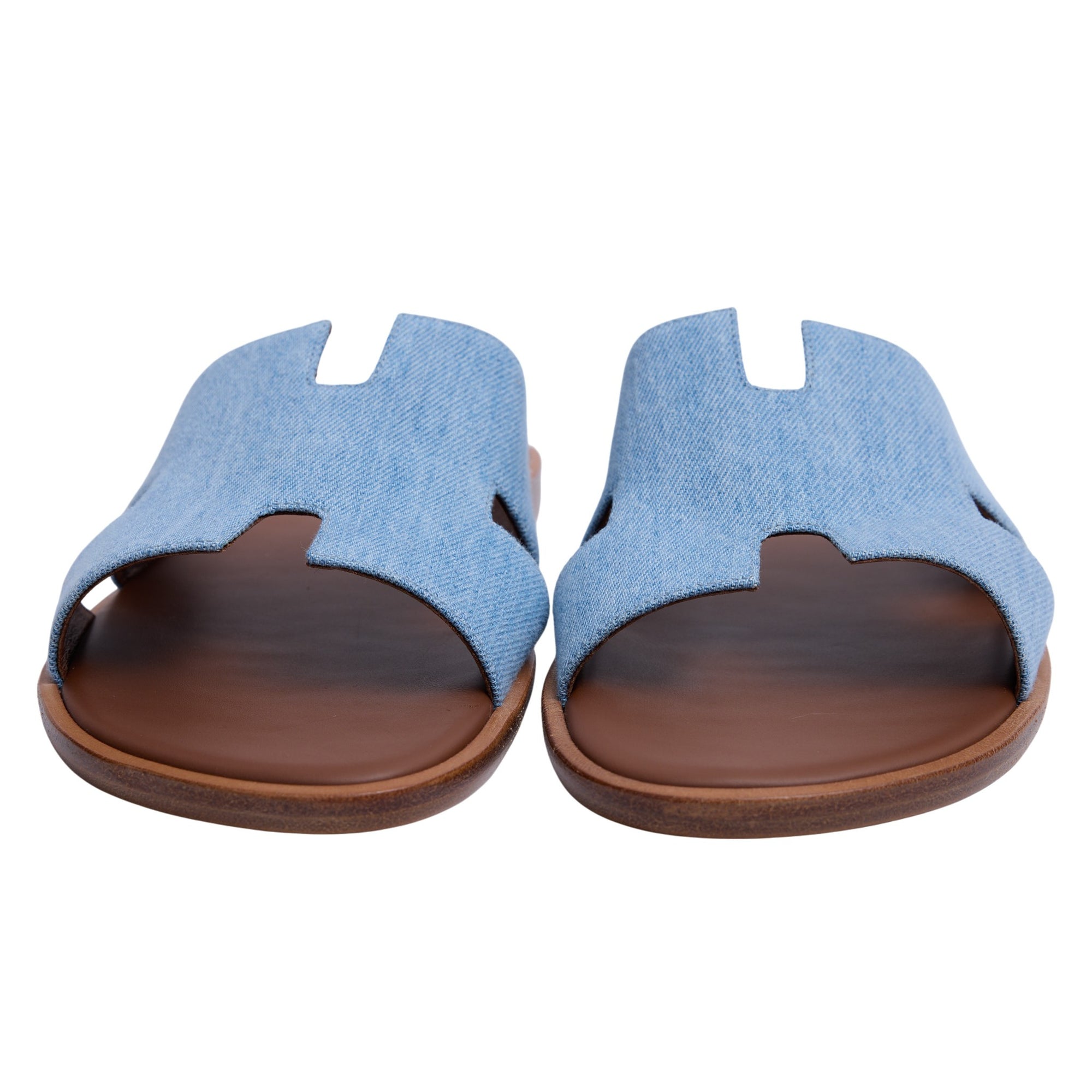 Mens Hermes Denim H Sandal Size 10.5