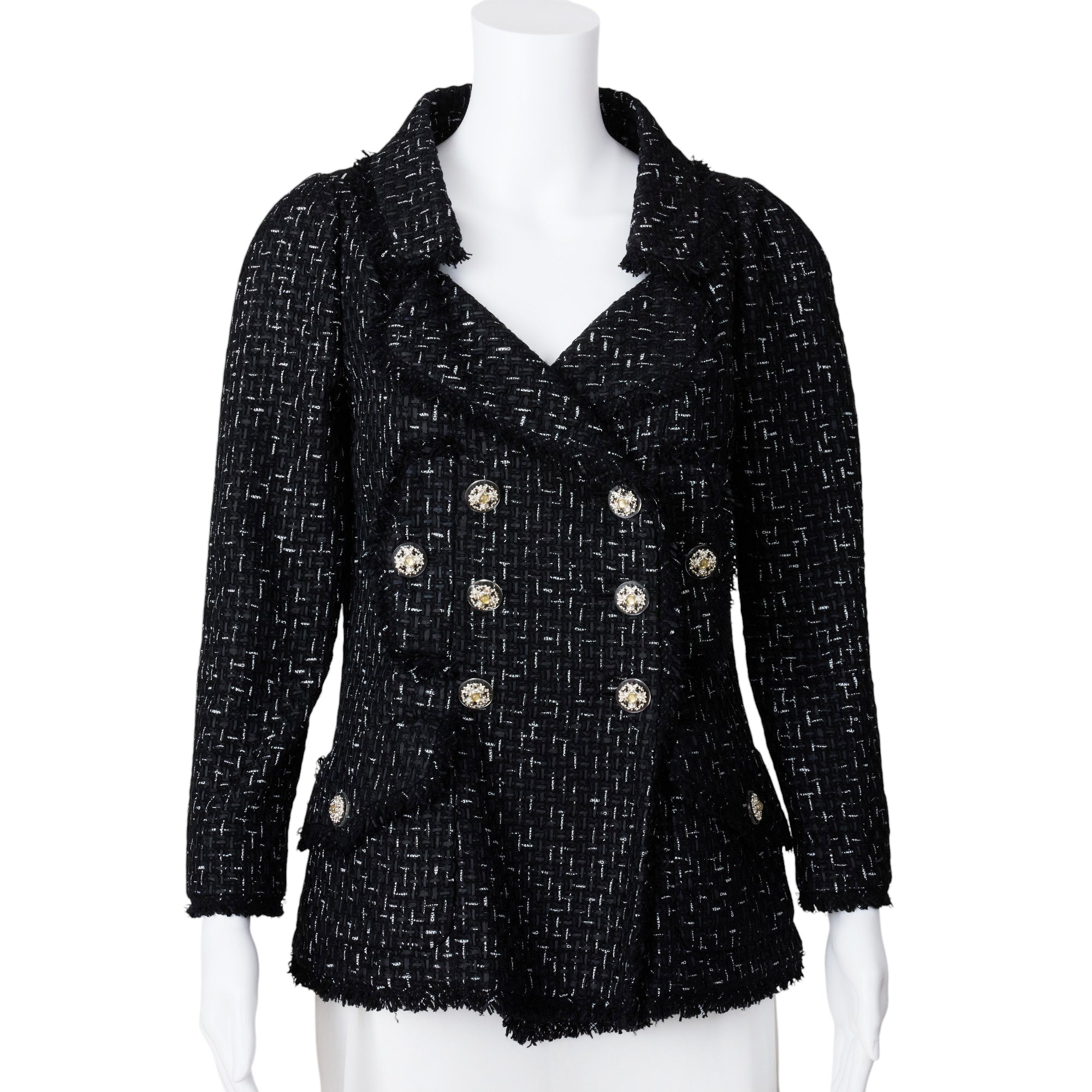 Chanel Tweed Jacket Size 8