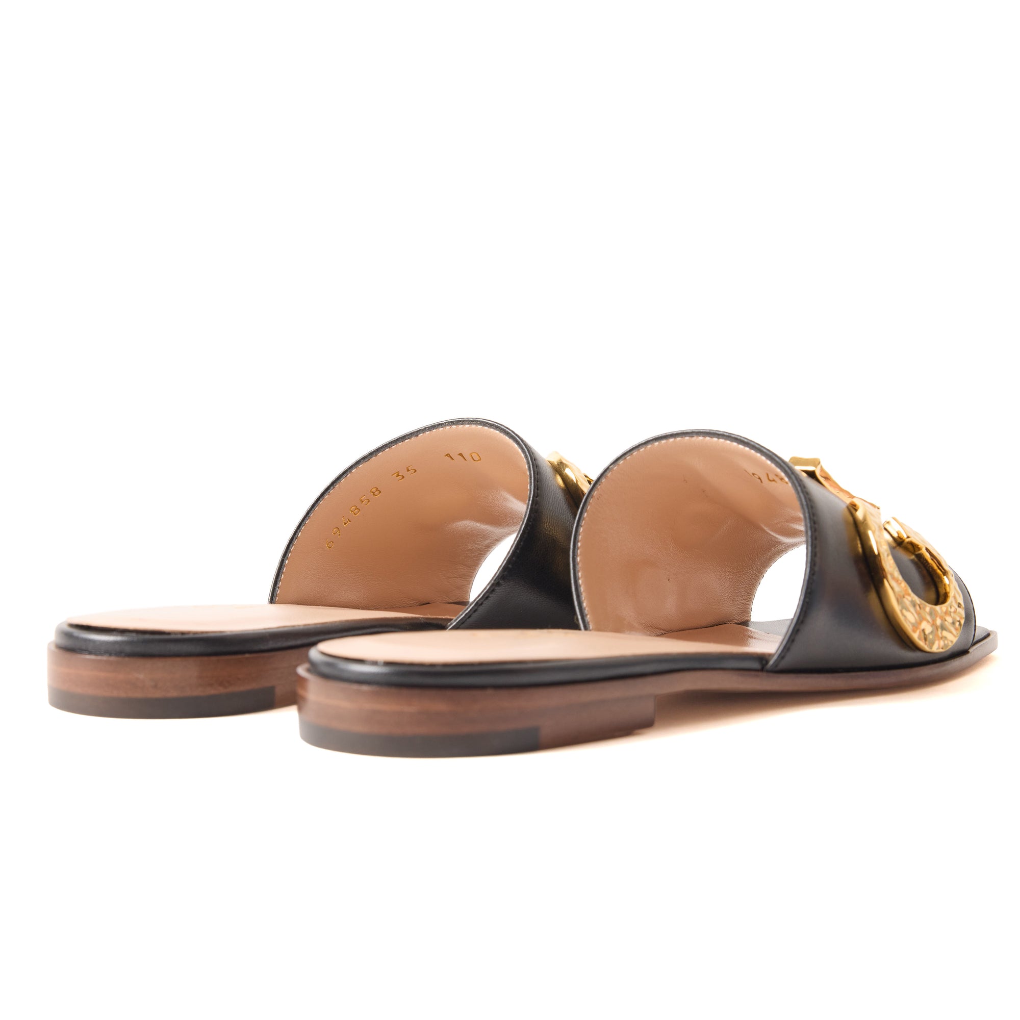 Gucci Logo Slide Sandal Size 5