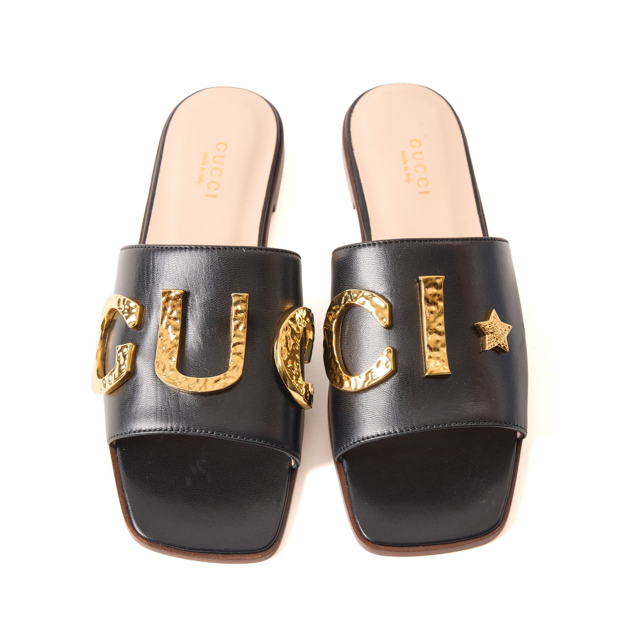 Gucci Logo Slide Sandal Size 5