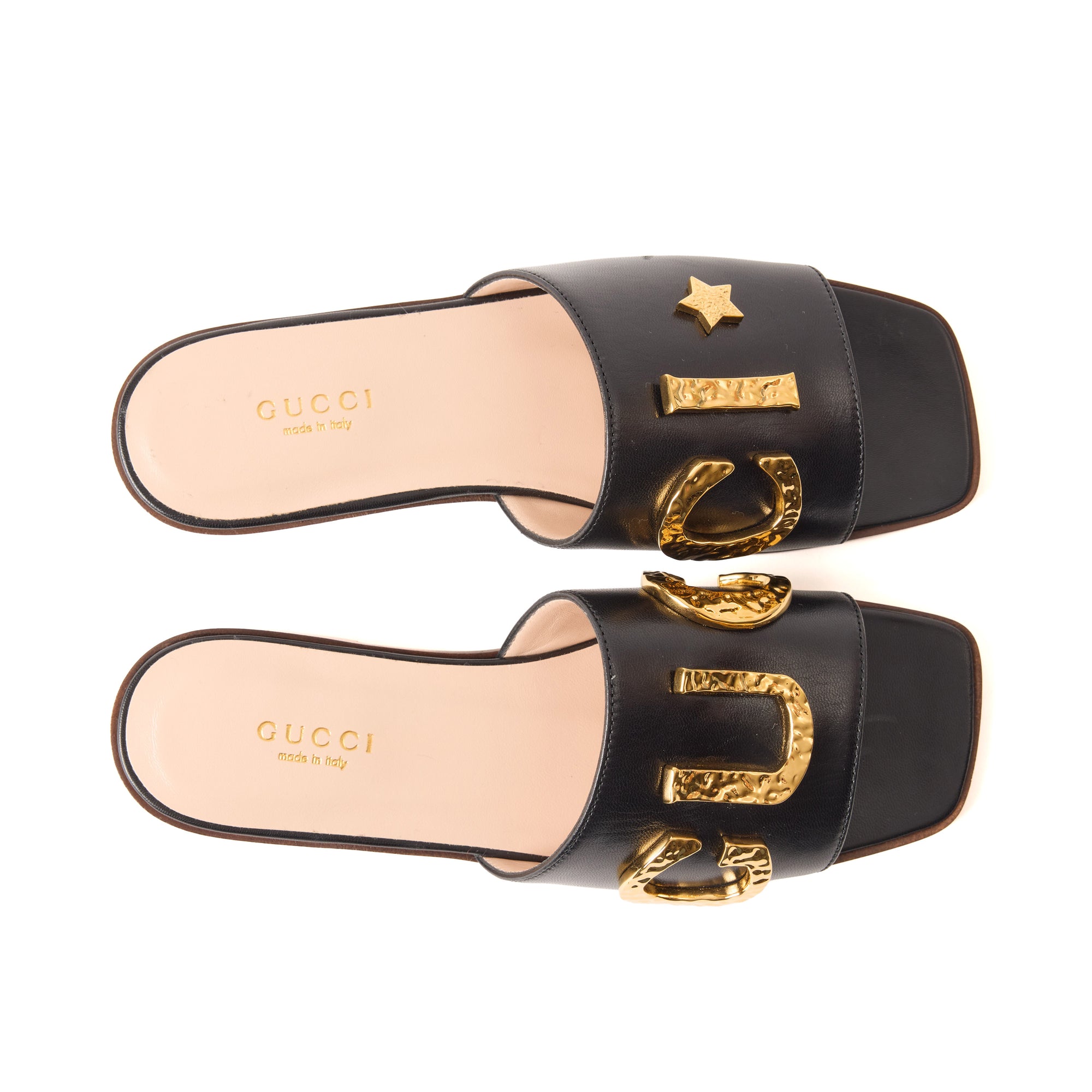 Gucci Logo Slide Sandal Size 5