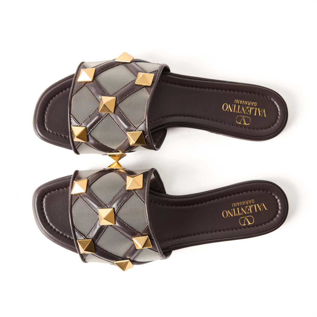Valentino Mesh Slide Size 7.5