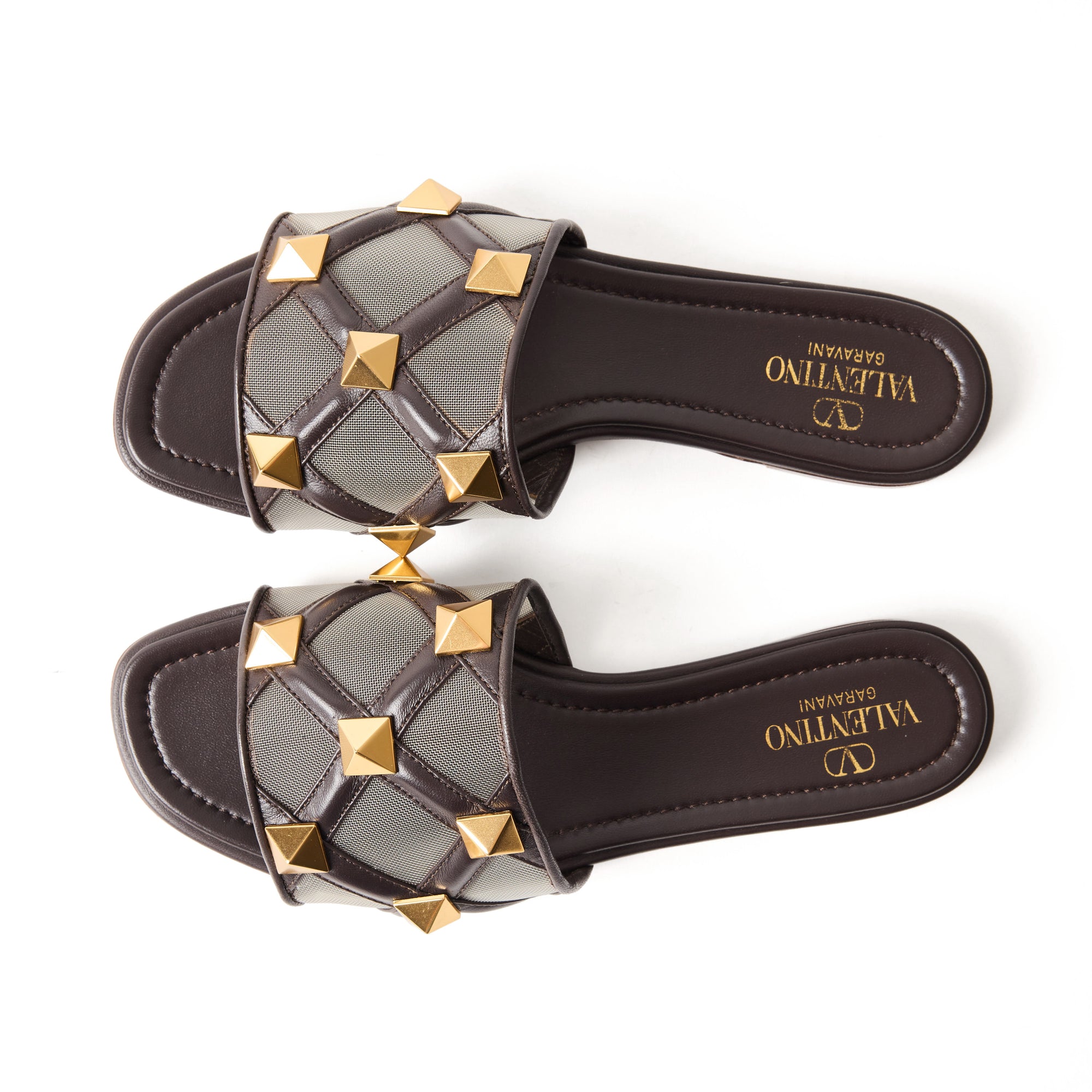 Valentino Mesh Slide Size 7.5