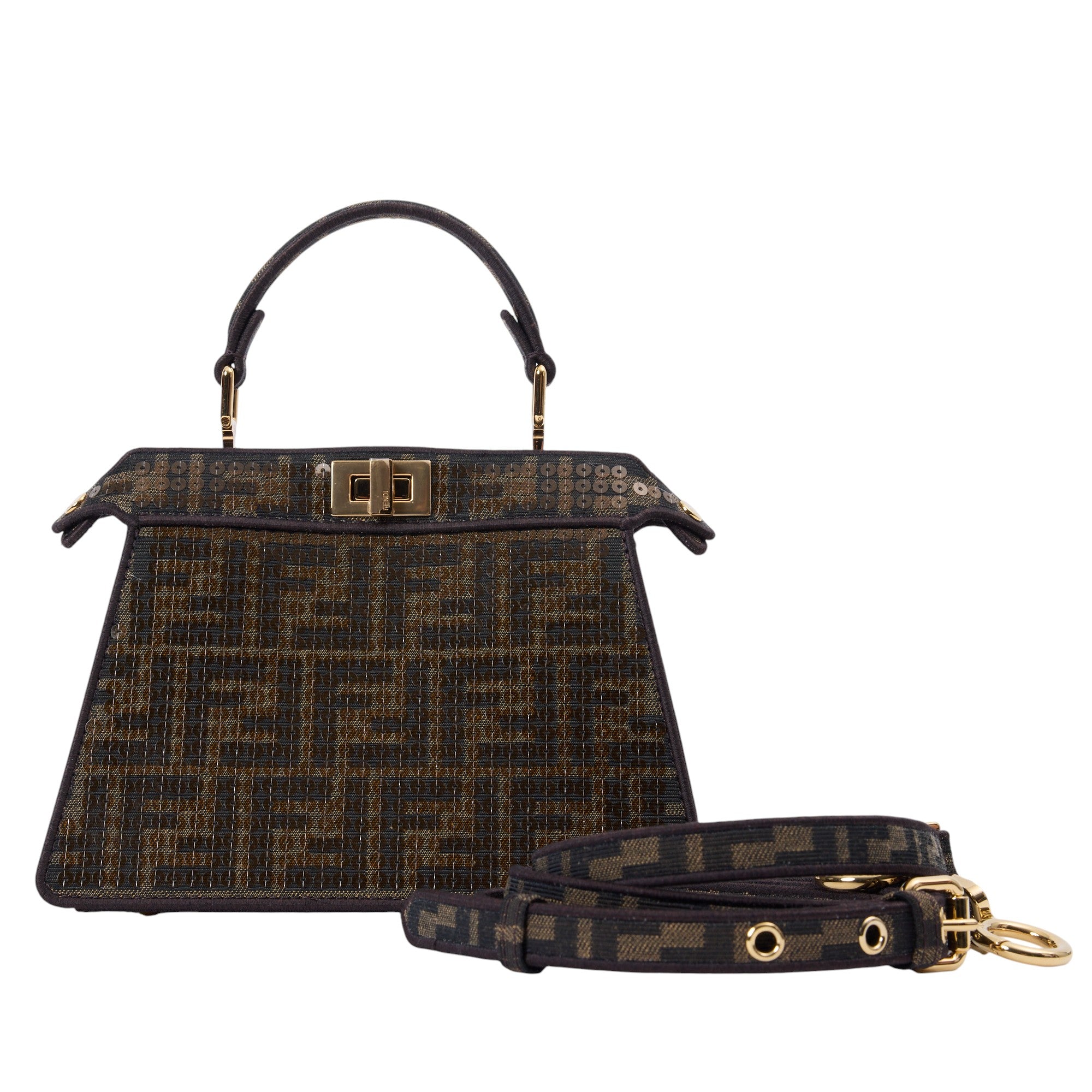Fendi Zucca Mini Peekaboo