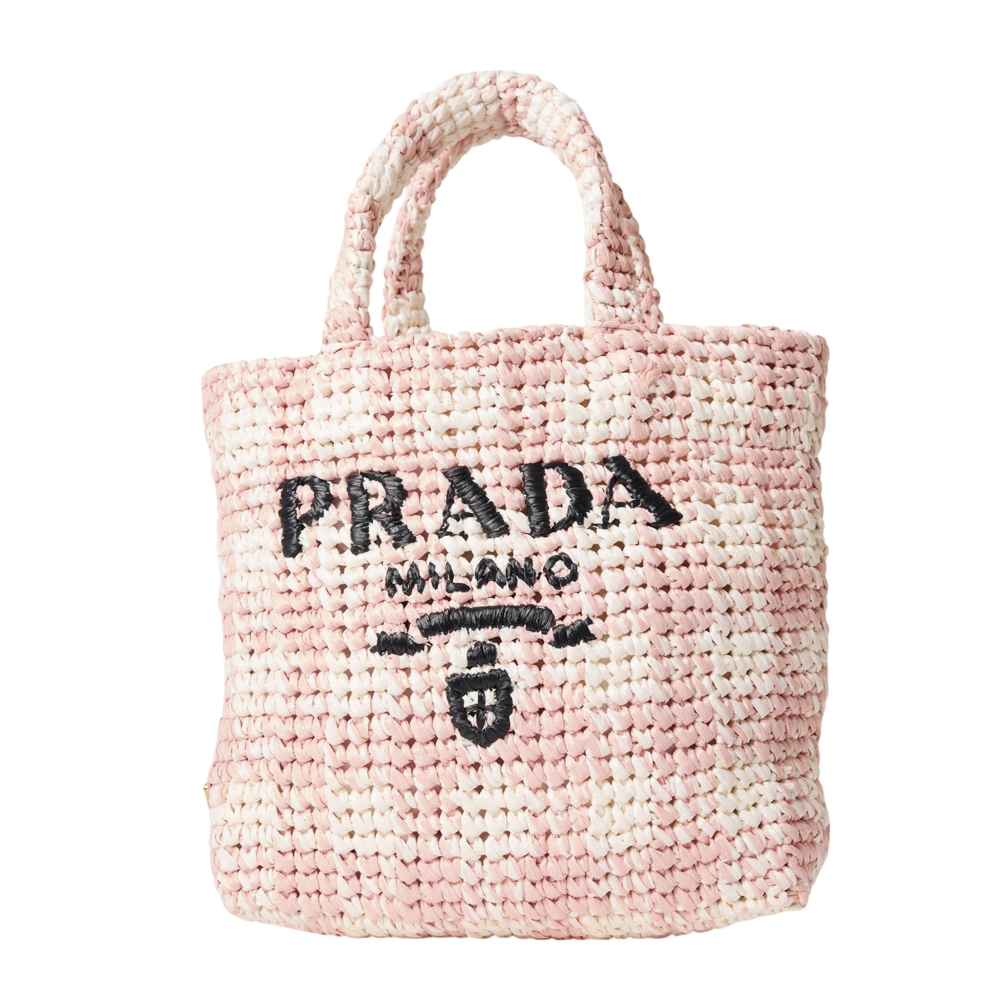 Prada Raffia Mini Tote