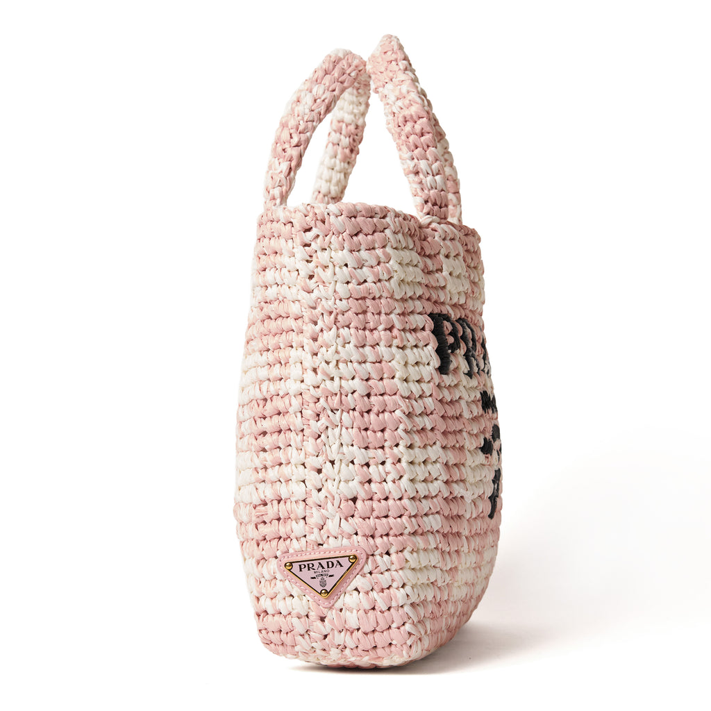 Prada Raffia Mini Tote